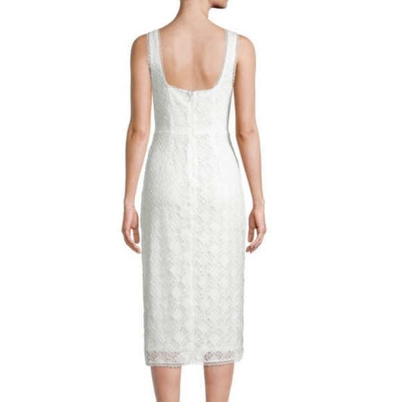 NWT ASTR THE LABEL White Lace Sheath Dress Medium - Picture 4 of 13